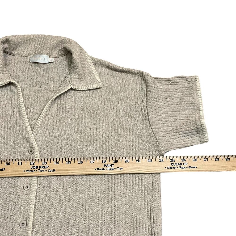 Billy J Eden Two Piece Knit Set Small Top And Shorts Casual Loungewear Vacation - Picture 8 of 12